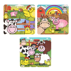 Farm Theme Puzzles - 6 Pack