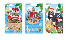 Pirate Theme Notebook - 6 Pack