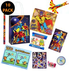 Superhero Theme Premium Pre Filled Party Bag Contents 