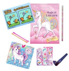 Unicorn Themed Pre Filled Party Bag Contents 